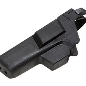 Glock HO17045 Duty  Holster OWB Black Polymer w/Thumb Break Retention Strap, For Use w/Glock 17 Gen3,4&5/22 Gen 3&4 Only/31 Gen3&4, Fits 1.77" (45mm) Belt, Right Hand