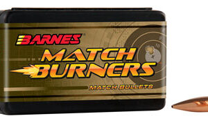 Barnes Bullets 30381 Match Burners  30 Cal .308 155 gr Match Burners Boat Tail 100 Per Box