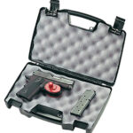 76060 Plano 140300 Protector Pistol Case Black Polymer Holds Handgun