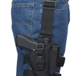 76680 Bulldog WTAC8R Tactical Leg Black Knit Fits Large Semi-Auto Fits 3.50-5" Barrel Right Hand