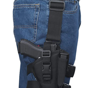 Bulldog WTAC8R Tactical  Leg Black Knit Fits Large Semi-Auto Fits 3.50-5" Barrel Right Hand