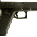 8026 Glock UI1750201 G17 Gen3 Full Size Frame 9mm Luger 10+1 4.48" Black Steel Barrel, Matte Black Serrated Steel Slide, Black Polymer Frame w/Picatinny Rail, Black Texture Finger Groove Grip, USA Made