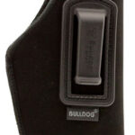 8320 Bulldog DIP7 Deluxe IWB Black Suede Like Belt Clip Fits Glock 19/2.50-3.75" Barrel Right Hand