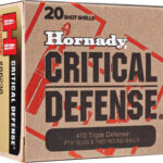 84263 Hornady 86238 Critical Defense Triple Defense 410 Gauge 2.50" 2 Round Balls 1 FTX Slug 20 Per Box/ 10 Case