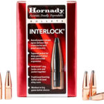 86676 Hornady 3040 InterLock 30 Cal .308 165 gr Soft Point 100 Per Box/ 15 Case