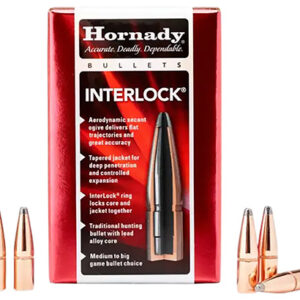Hornady 3510 InterLock  35 Cal .358 200 gr Spire Point 100 Per Box/ 15 Case