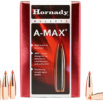 87556 Hornady 30502 A-MAX 30 Cal .308 168 gr A Max 100 Per Box/ 15 Case