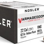 88198 Nosler 35631 Varmageddon 22 Cal .224 62 gr Flat Base Hollow Point/ 100 Per Box