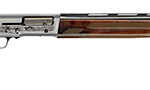 90685 Browning 0118203004 A5 Ultimate 12 Gauge 28" Barrel 3" 4+1, Blued Barrel, Engraved Satin Nickel Finished Receiver, Gloss Oil Grade III Turkish Walnut Stock With Close Radius Pistol Grip