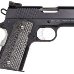 90796 Magnum Research DE1911U 1911U 45 ACP 6+1, 3" Black Steel Bull Barrel, Matte Black Serrated Carbon Steel Slide, Black Anodized Aluminum Frame w/Beavertail, Black/Gray G10 Grip, Grip Safety, Right Hand