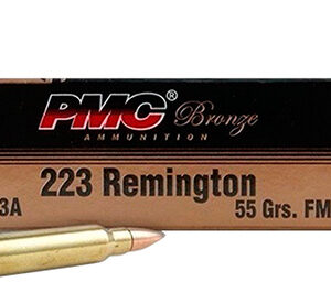 PMC 223ABP Bronze Battle Pack 223 Rem 55 gr Full Metal Jacket Boat Tail 200 Per Box/ 5 Case
