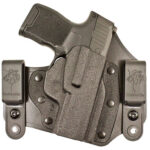 93450 DeSantis Gunhide 105KAY8Z0 Intruder IWB/OWB Black Leather Belt Clip Fits Glock 42 Right Hand