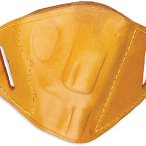 Bulldog MLTRS Molded  OWB Tan Leather Belt Slide Fits S&W J Frame Fits 2-4" Barrel Right Hand