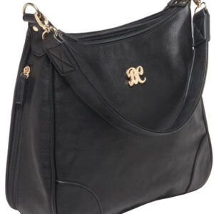 Bulldog BDP010 Hobo Purse w/Holster Black Leather for Most Small Autos & Revolvers Ambidextrous Hand