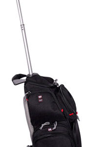 GPS Bags 1711ROBP Handgunner Rolling Backpack Black 600D Polyester Holds 4 Handguns
