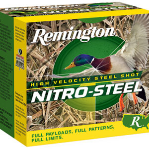 Remington Ammunition 20837 Nitro-Steel High Velocity 12 Gauge 3.50" 1 1/2 oz BB Shot 25 Per Box/ 10 Cs