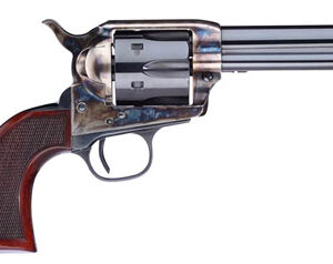 Taylors and Company Short Stroke Smoke Wagon .357 Magnum 4.75 inch revolver with blued barrel and checkered walnut grip
