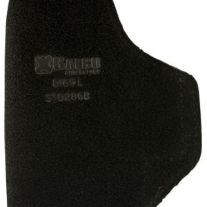 Galco STO286B Stow-N-Go  IWB Black Leather Belt Clip Fits Glock 26 Gen3-5/27 Gen3-5/33 Right Hand