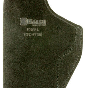Galco STO472B Stow-N-Go  IWB Black Leather Belt Clip Fits S&W M&P/S&W M&P 2.0 Compact Right Hand