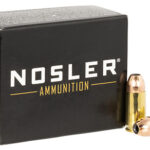 98604 Nosler 51285 Assured Stopping Power Handgun 9mm Luger 115 gr Jacket Hollow Point 20 Per Box/ 20 Case