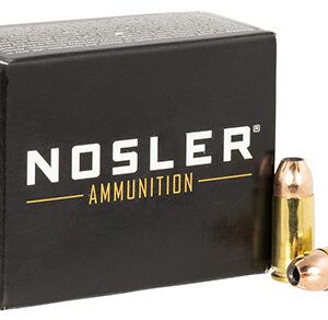 Nosler 51285 Assured Stopping Power Handgun 9mm Luger 115 gr Jacket Hollow Point 20 Per Box/ 20 Case