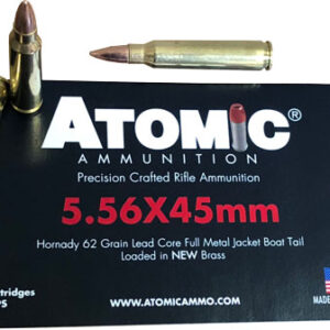 ATOMIC 5.56X45 62GR HORNADY