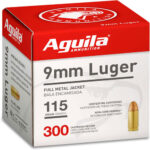 A1E097700 1 AGUILA 9MM LUGER 115GR FMJ-RN