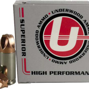 UNDERWOOD 9MM LUGER +P 68GR