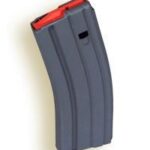 AB30223ALGMO ASC AR Family Rifle Magazine Orange Follower .223 Remington Grey Aluminum 30/rd