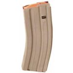 AB30223SSDEO 1 ASC AR Family Rifle Magazine Orange Follower Dark Earth Stainless Steel .223 Remington 30/rd