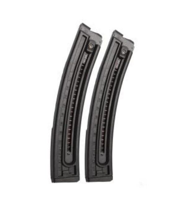 AKGERMGSG16TP22 American Tactical GSG GSG-16 Rifle Magazine .22LR 22/rd Twin Pack