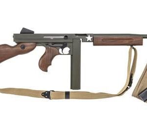 Auto-Ordnance M1 Tanker Thompson .45 ACP rifle with walnut stock and olive drab Cerakote finish