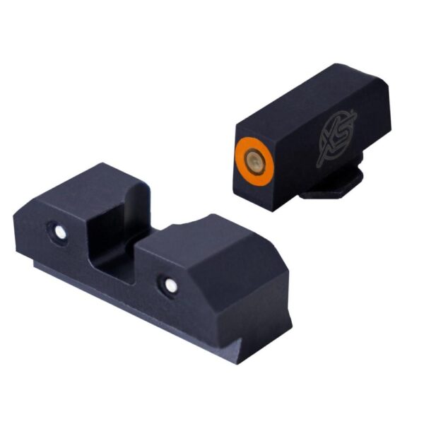 AQGLR014P6NBULK 1 XS Sights RD3 Night Sights Set for Glock 43 Orange Bulk 20/ct