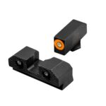 AQGLR201P6N 1 XS Sight Systems R3D 2.0 Night Sights for Glock Orange Front with Black Rear