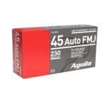 AU1E452110 Centerfire Aguila Handgun Ammuntion .45 Auto 230 gr FMJ 830 fps 50/ct