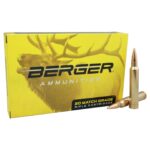 BB20010 Berger Classic Hunter Rifle Ammunition 6mm Creedmoor 95gr 20/ct