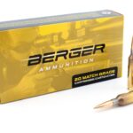 BB20030 Berger Target Rifle Ammunition 6mm Creedmoor 109 gr LRHT 2940 fps 20/ct