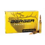 BB20040 Berger Elite Hunter Rifle Ammunition 6.5mm Creedmoor 140gr HPBT 2842 fps 20/ct