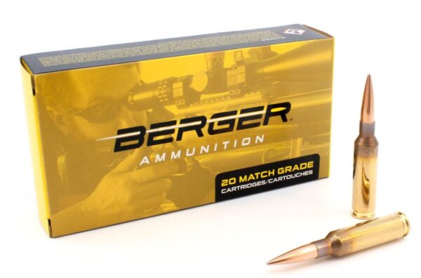 BB31091 Berger Target Rifle Ammunition 6.5 Creedmoor 153.5 gr LRHT 2702 fps 20/ct