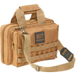 BDT917T 1 BULLDOG DLX 2 PISTOL RANGE BAG TAN