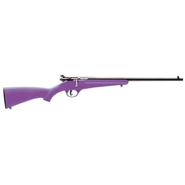 BV13783 1 Savage Rascal Single Shot Rifle .22LR 1rd Capacity 16.125" Barrel Purple Stock