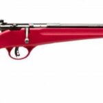 BV13795 Savage Rascal Single Shot Rifle .22LR 1rd Capacity 16.125" Barrel Red Stock