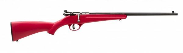 BV13795 Savage Rascal Single Shot Rifle .22LR 1rd Capacity 16.125" Barrel Red Stock