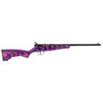 BV13797 Savage Arms Rascal Minimalist Rifle 22 LR Single Shot 16.13" Barrel Pink/Purple