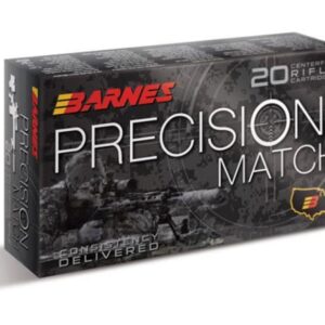 Barnes Precision Match Rifle Ammunition 5.56x45mm 69 gr OTM BT 20/ct