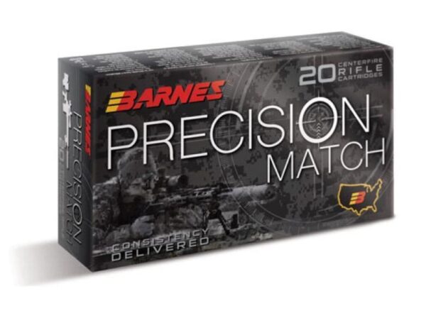 BX30846 Barnes Precision Match Rifle Ammunition 5.56x45mm 69 gr OTM BT 20/ct