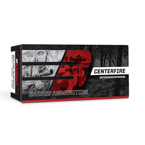 Barens Centerfire Barnes Ammunition Centerfire Rifle .300 Blackout 120gr HPFB 2100 fps 125/ct (Bulk)