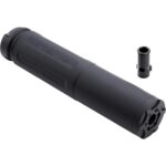 CA99CA47D 1 CMMG Defcan 9 Direct Thread Suppressor 9mm Luger 1/2x28 Black with HUB Adaptor