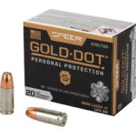 CCI23617GD 1 SPR GOLD DOT 9MM+P 124GR HP 20/200