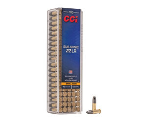 CCI 22 SUBSONIC 40GR HP 100/5000